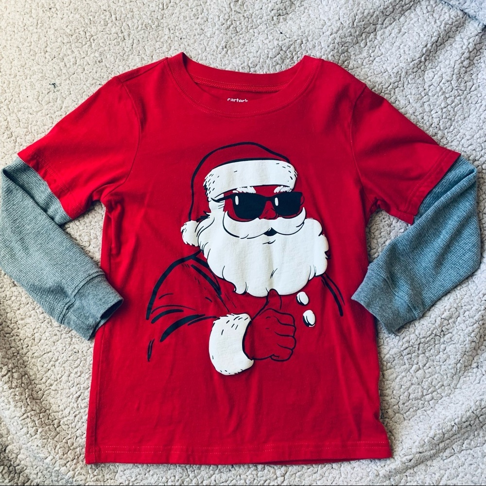 Christmas Santa Thermal long sleeve t-shirt